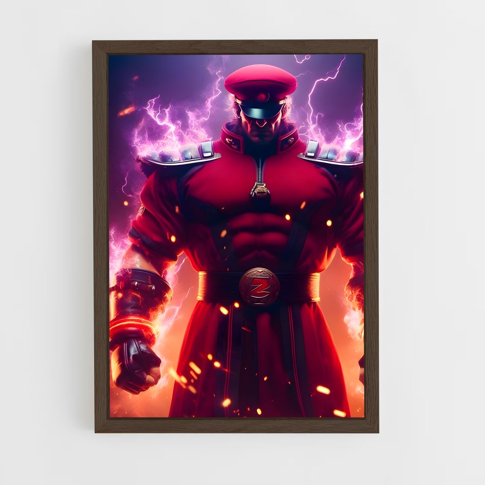Poster Red Ranger – affiche Street Fighter (vue 5)